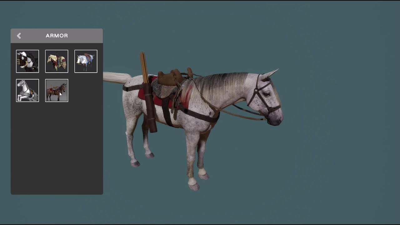 Unity Horse Customization System.